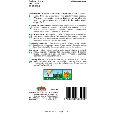 Dziurawiec zwyczajny nasiona 0,2g LECZNICZY